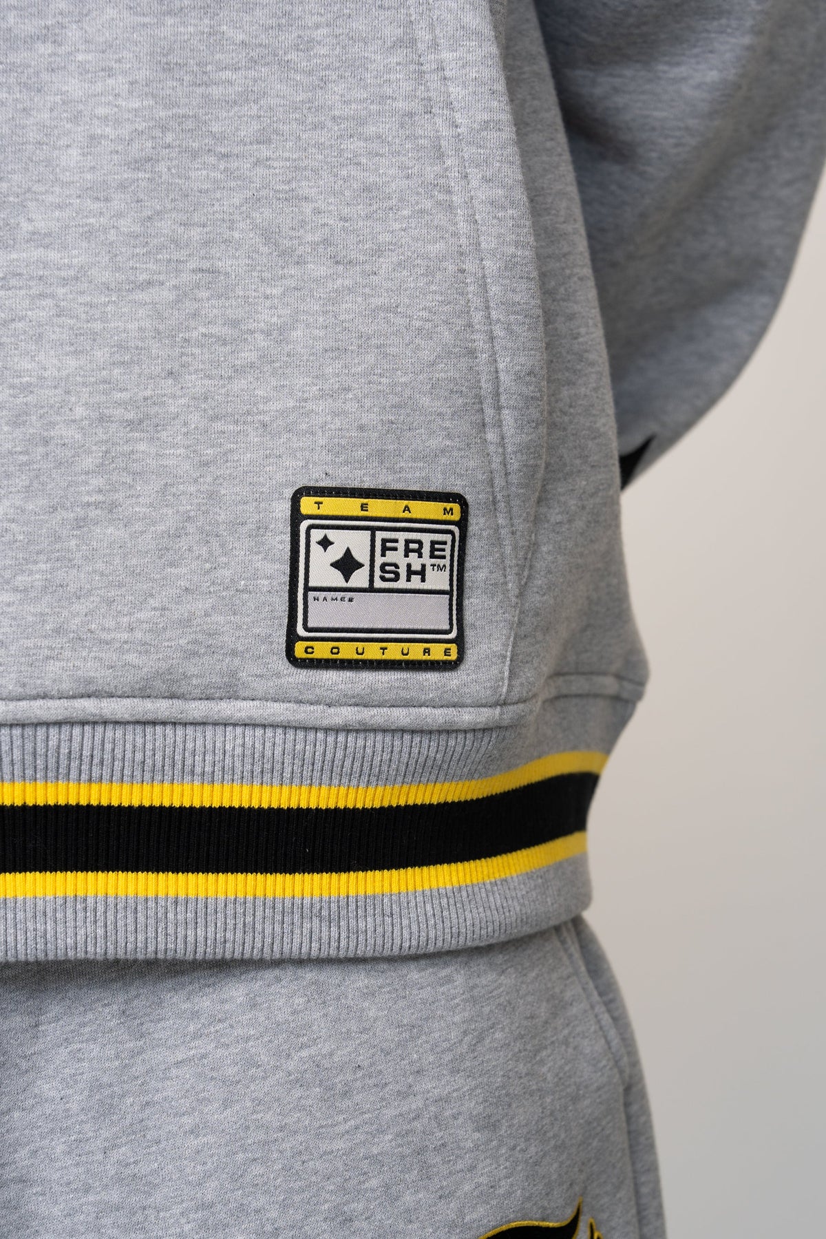 Fresh Flavours College Hoodie - Grey Marl