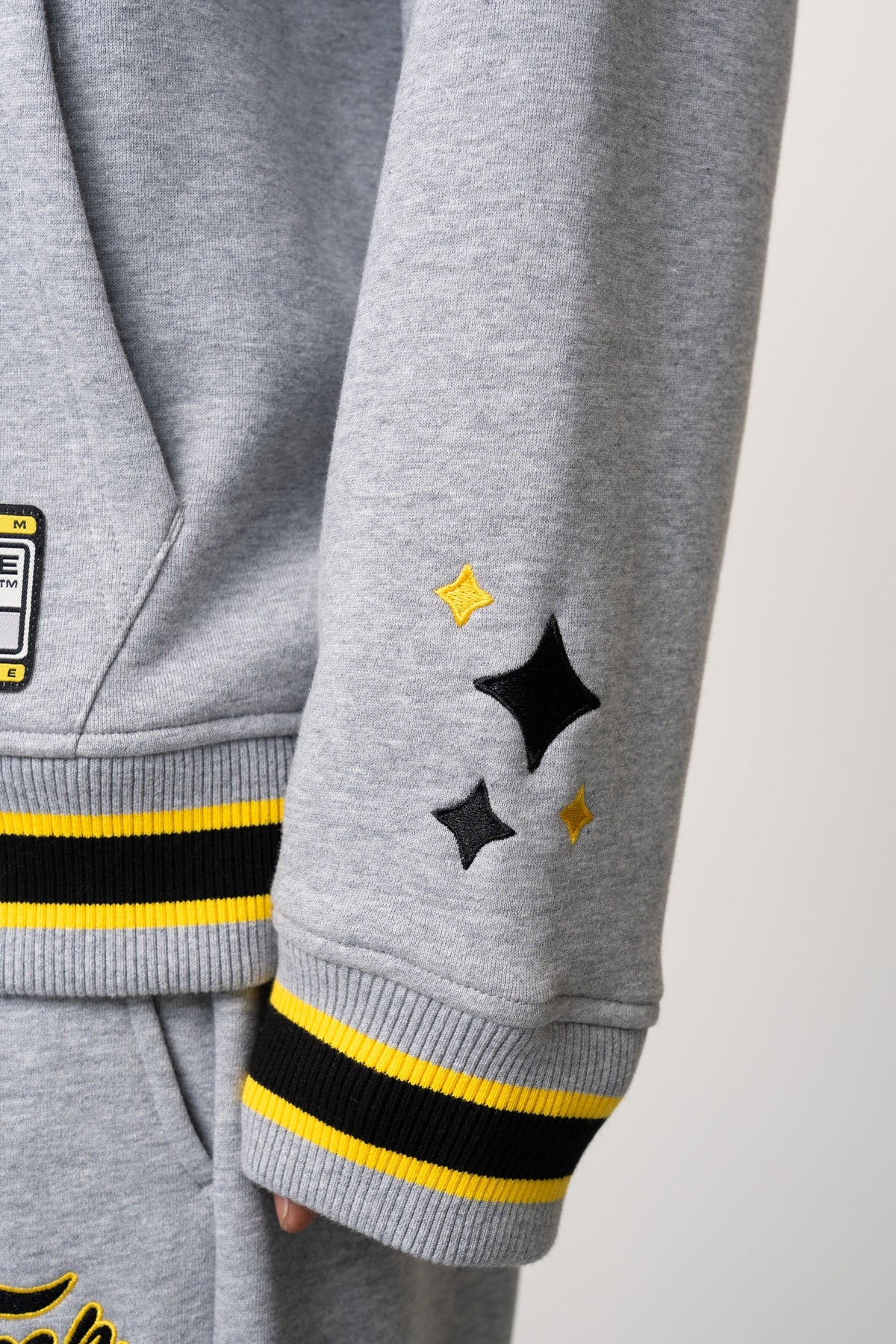 Fresh Flavours College Hoodie - Grey Marl