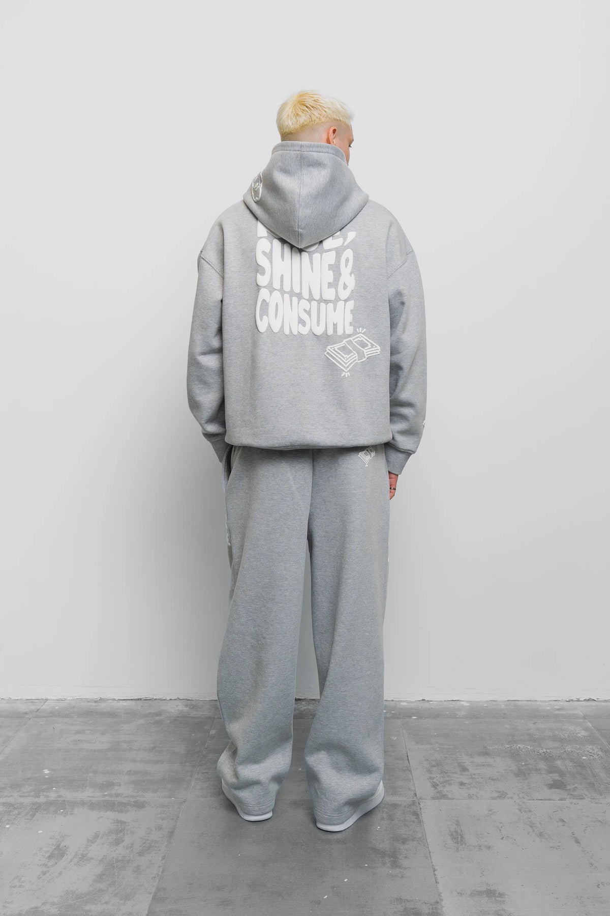 Fresh Flavours Rise Hoodie - Light Grey