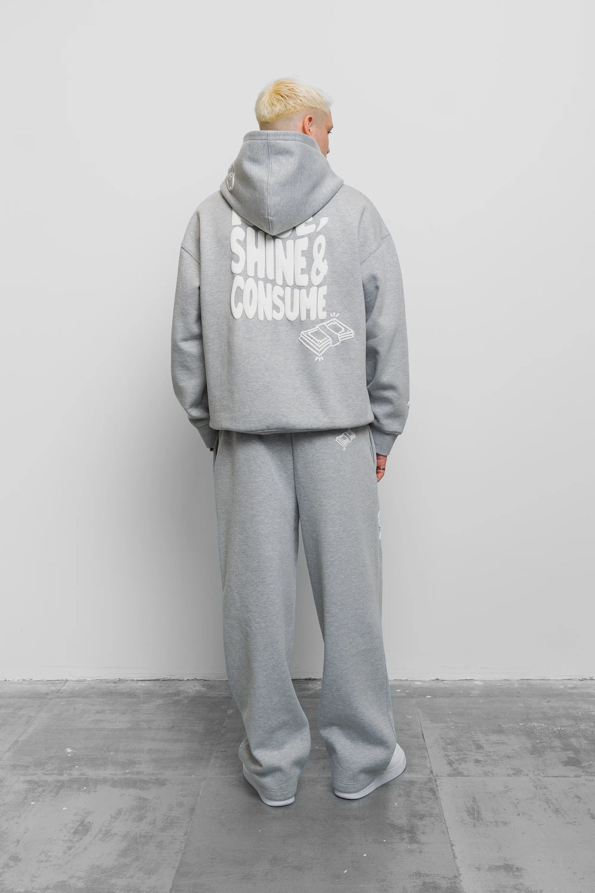 Fresh Rise, Shine & Consume Joggers- Grey Marl