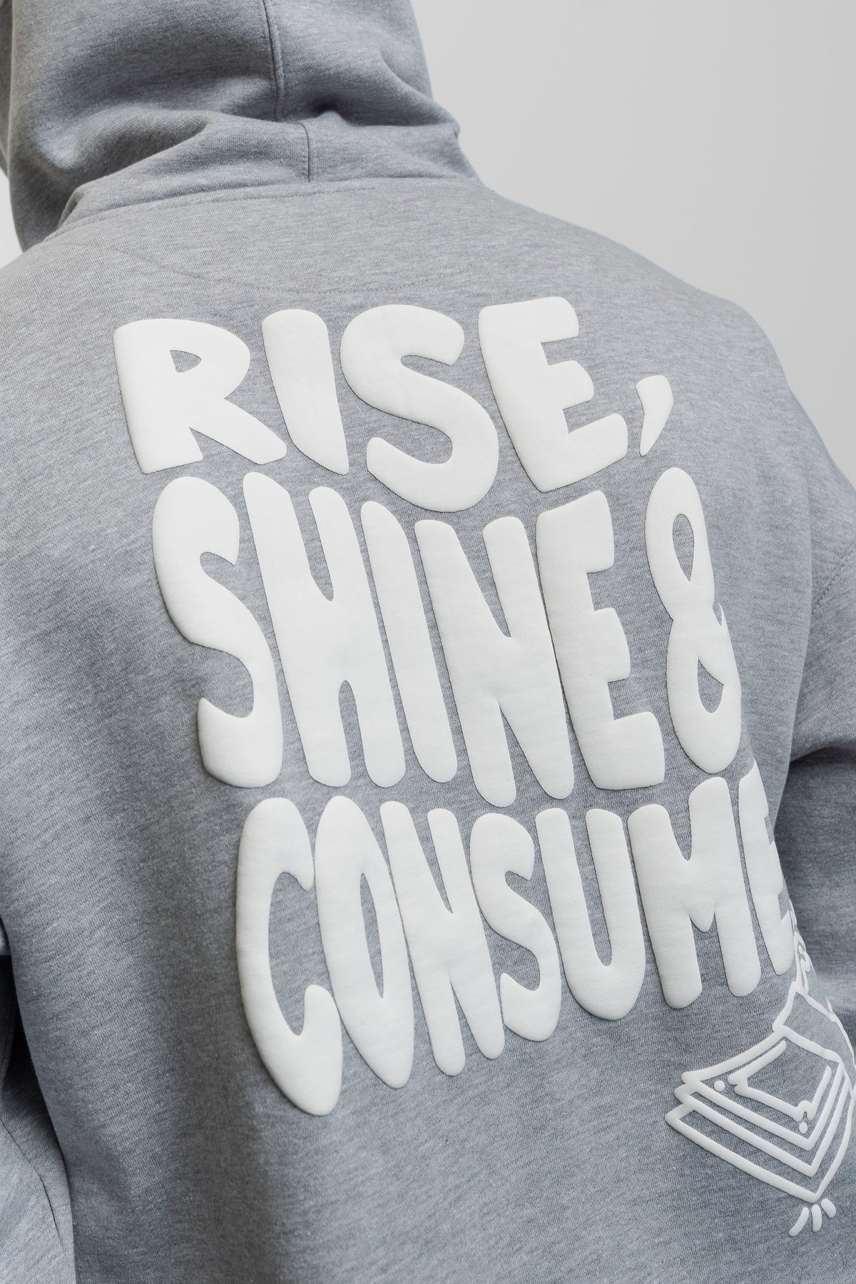 Fresh Flavours Rise Hoodie - Light Grey