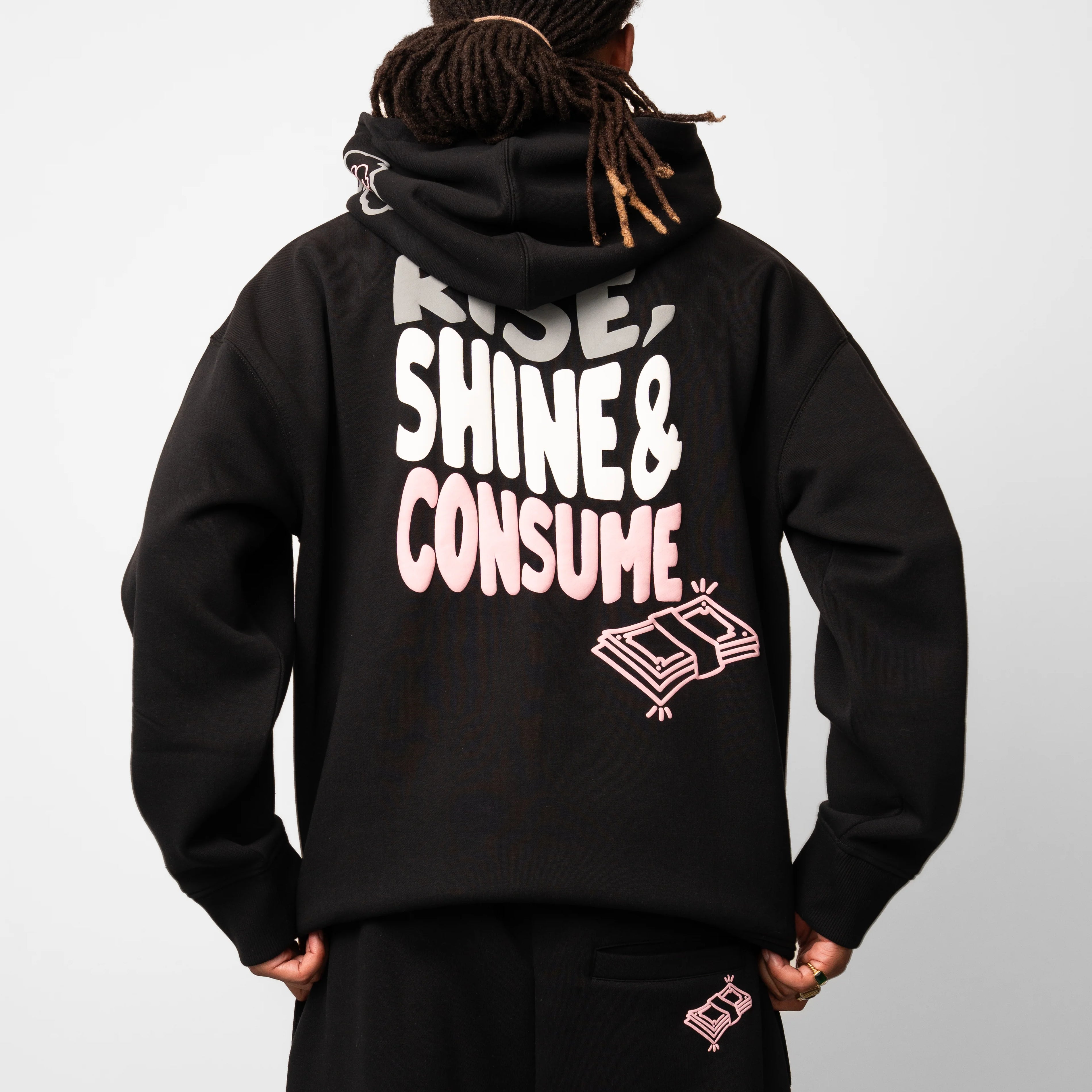 Fresh Flavours Rise Hoodie - Black