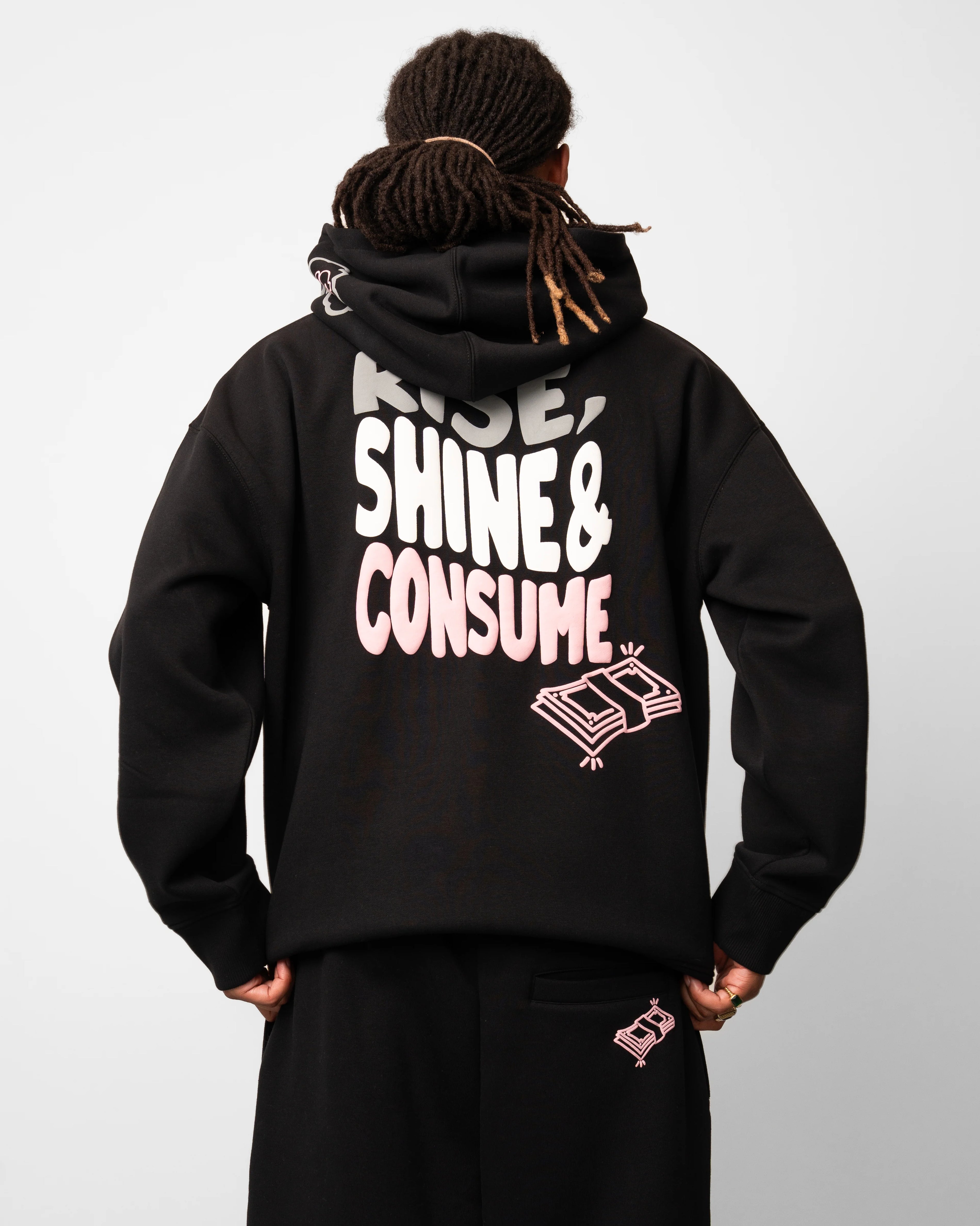 Fresh Flavours Rise Hoodie - Black