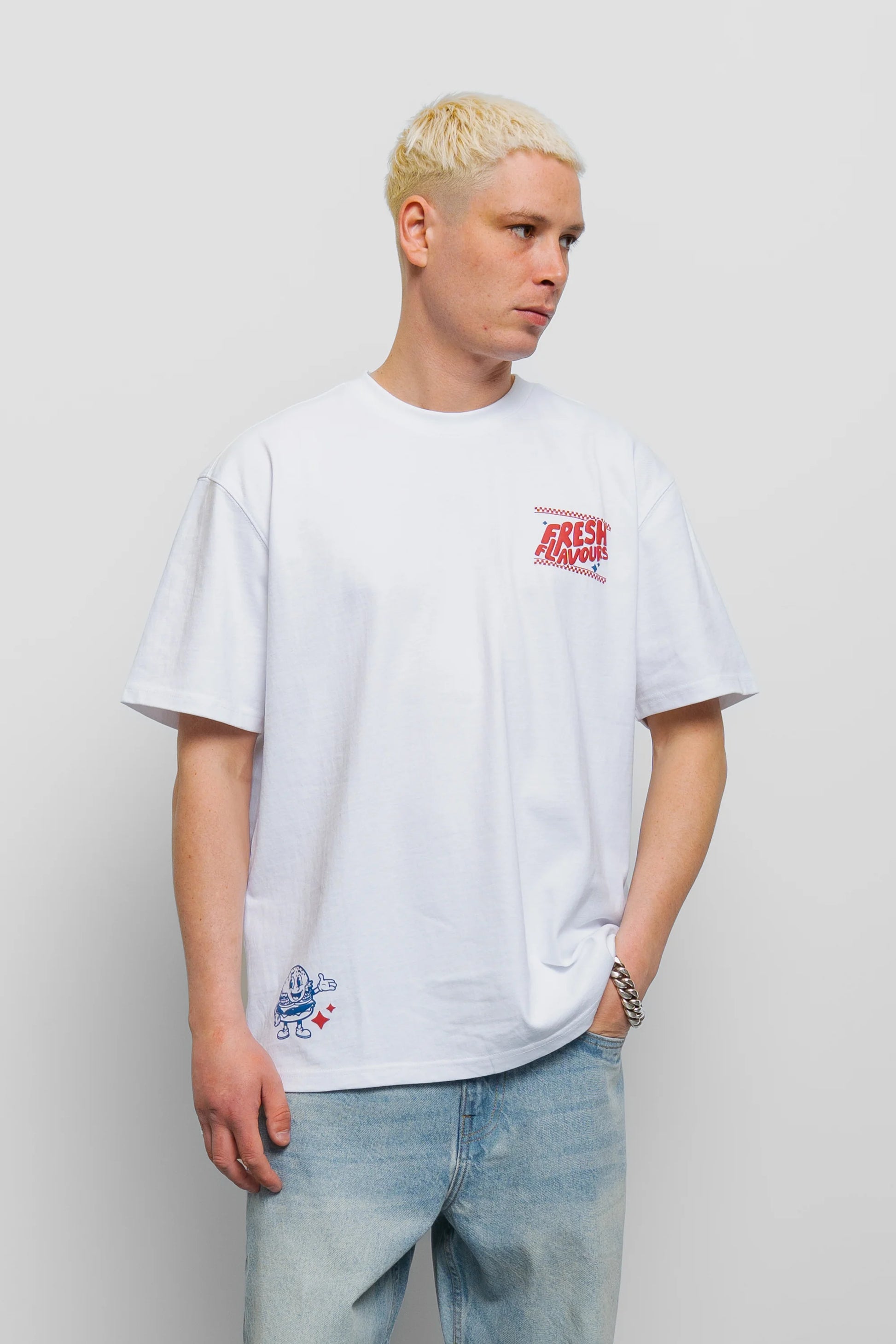Fresh Flavours Diner T-Shirt - White