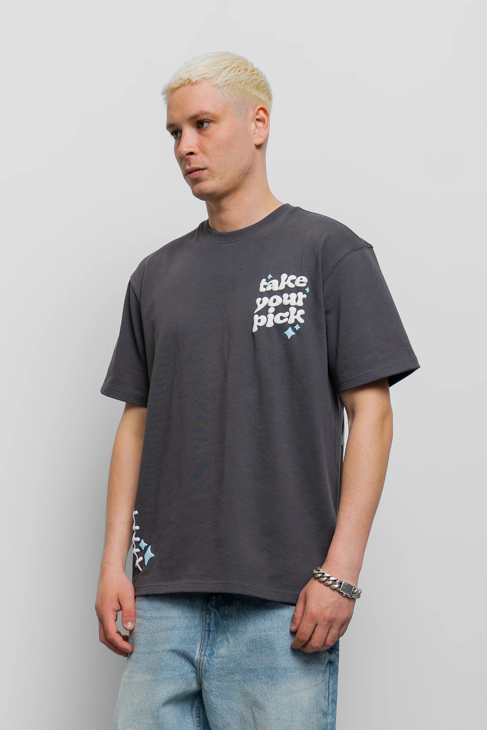 Fresh Take Your Pick T-Shirt - Charcoal