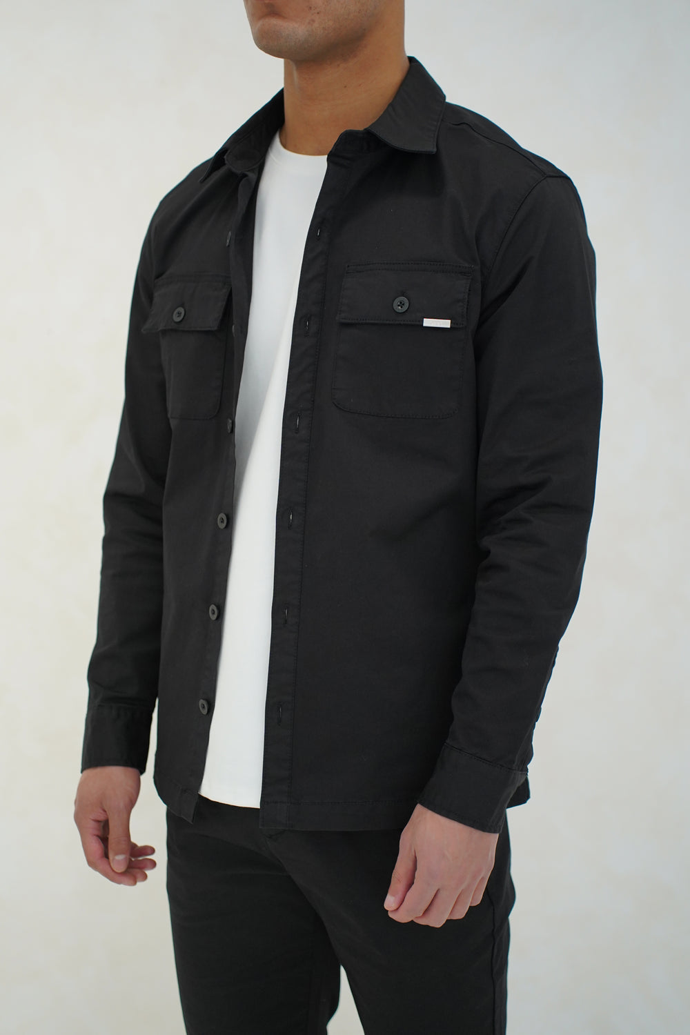 Capo Cargo Overshirt Black