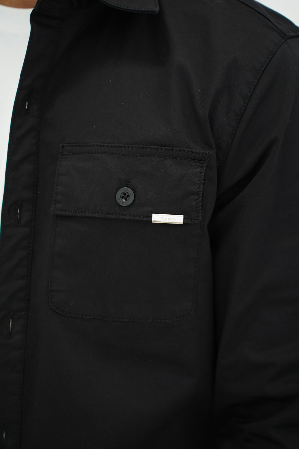 Capo Cargo Overshirt Black