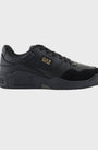 EA7 Emporio Armani X8X187 Woven Trainer Black & Gold