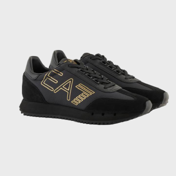 EA7 Emporio Armani X8X101 Trainer Triple Black/Gold