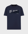 EA7 Emporio Armani 7M000002 Graphic Series Cotton Crew-Neck T-Shirt - Navy Blue