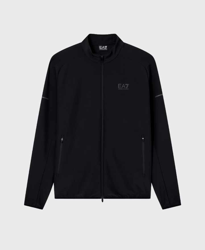 EA7 Emporio Armani 7M000638 Dynamic Athlete Zip-Up Sweatshirt VENTUS7 - Black