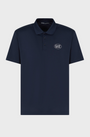 EA7 Emporio Armani 7M000845 Tennis Club Viscose-Blend Jersey Polo Shirt - White