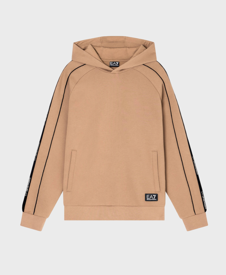 EA7 Emporio Armani 7M000972 Train Hooded Logo Series Sweatshirt - Tigers Eye