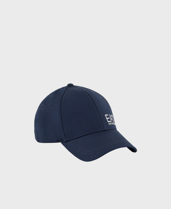 EA7 Emporio Armani 7X000005 Unisex Train Core Cotton Baseball Cap - Blue