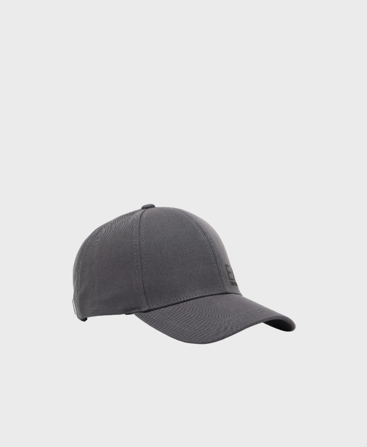 EA7 Emporio Armani 7X000005 Unisex Train Core Cotton Baseball Cap - Grey