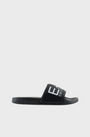 EA7 Emporio Armani 7X000108 Slides With Oversized Logo - Black