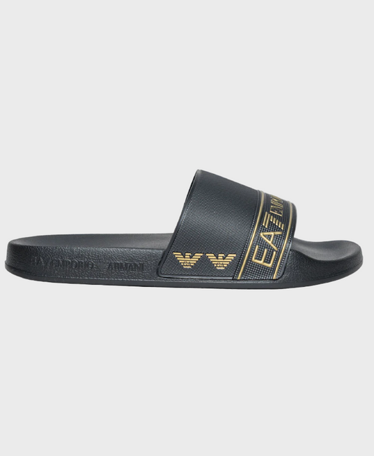 EA7 Emporio Armani 7X000110 Sliders Black/Gold