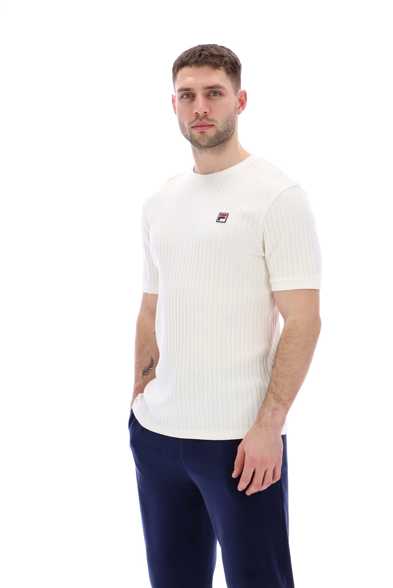 Fila ss24mh009 Easton T-Shirt 130 Gardenia