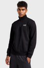 EA& Emporio Armani 8NPM35 Cotton-Blend Core Identity Sweatshirt - Black