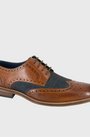 Roamers M408BT Oxford Brogue Shoes Tan