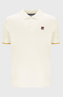 Fila Tipped Rib Basic Polo Shirt Egret