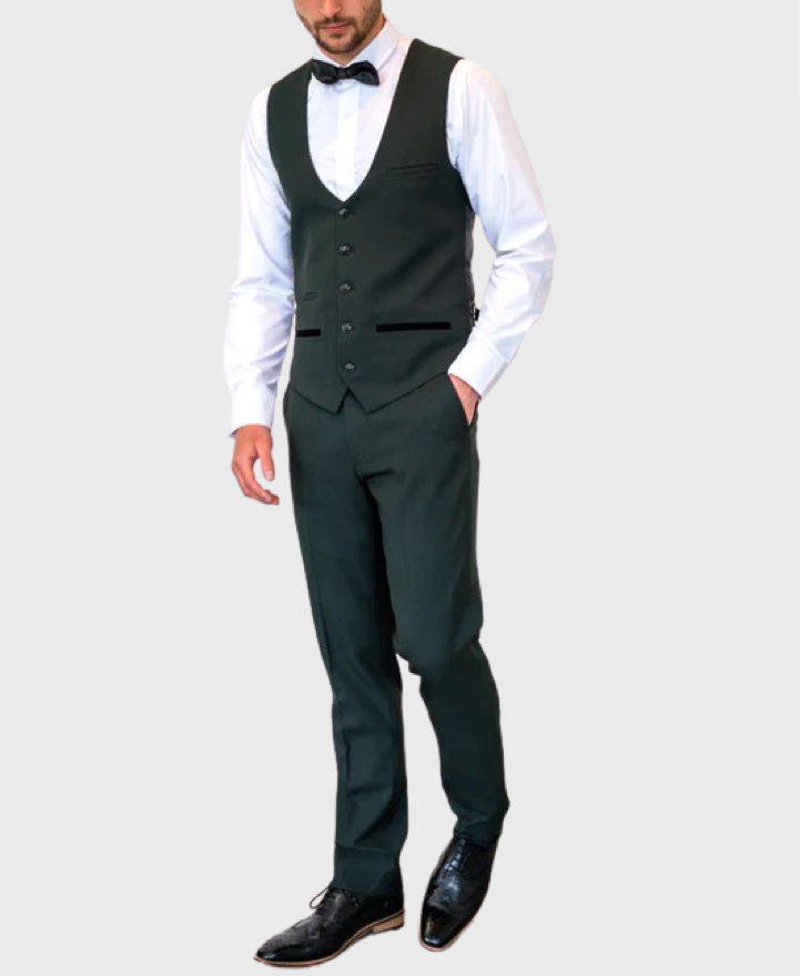 Marc Darcy Bromley Waistcoat Olive
