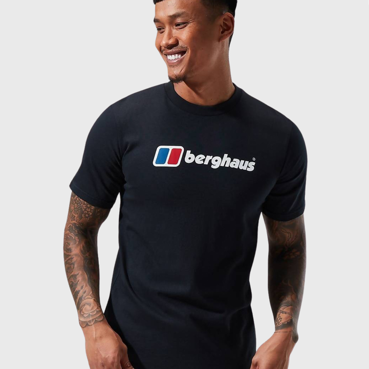 Berghaus Organic Big Classic Logo T-Shirt Black