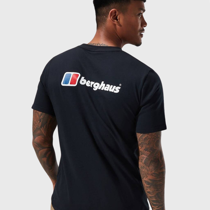 Berghaus Organic Front & Back Logo T-Shirt Black