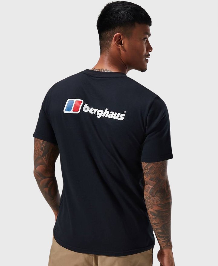 Berghaus Organic Front & Back Logo T-Shirt Black