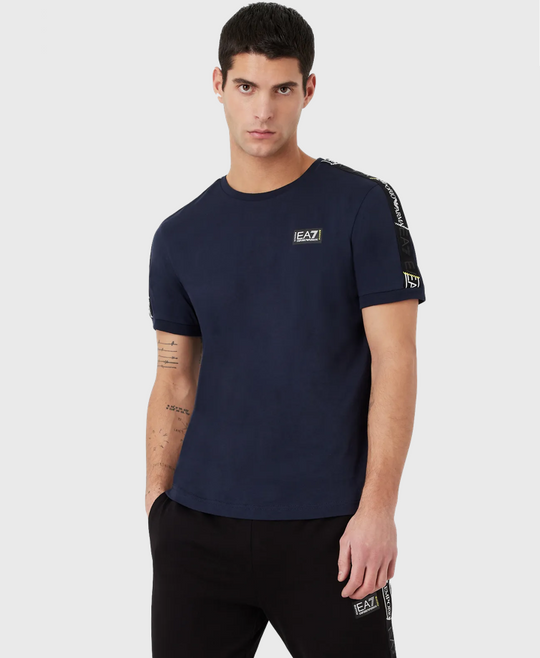 EA7 Emporio Armani 3RPT06 Jersey T-Shirt Navy Blue
