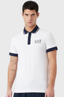 EA7 Emporio Armani 3RPF17 Jersey Polo Shirt White