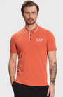 EA7 Emporio Armani 3RPF17 Jersey Polo Shirt Orange