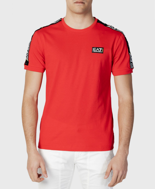 EA7 Emporio Armani 3RPT06 Jersey T-Shirt Racing Red