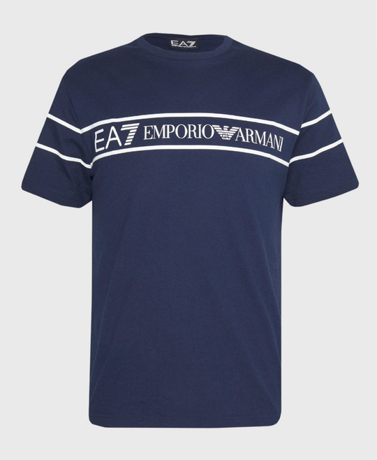 EA7 Emporio Armani 3RPT46 Jersey T-Shirt Navy Blue