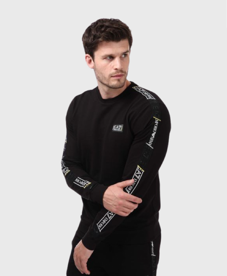 EA7 Emporio Armani 3RPM10 Jersey Sweatshirt Black