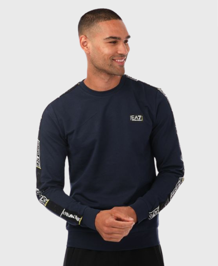 EA7 Emporio Armani 3RPM10 Jersey Sweatshirt 1554 Navy Blue