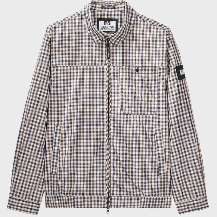 Weekend Offender Kamares Harrington Jacket Mid House Check