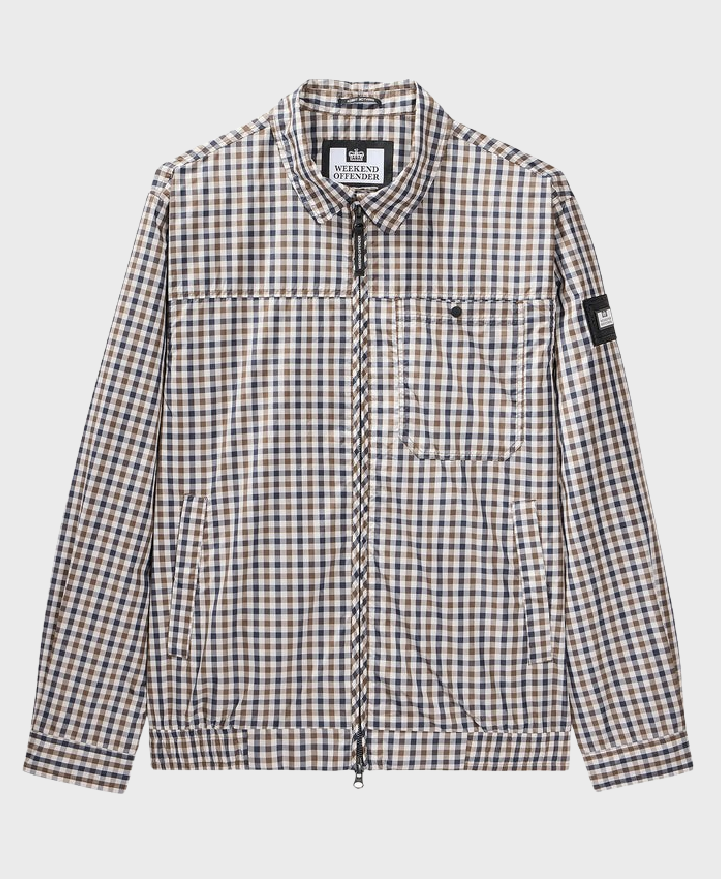 Weekend Offender Kamares Harrington Jacket Mid House Check