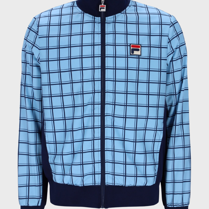 Fila Morgan Check Jacket Navy/Blue Bell