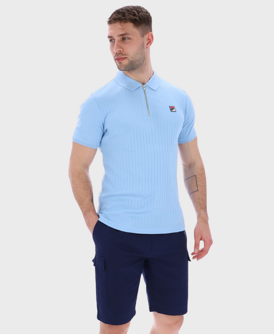 Fila Pannuci Polo Shirt Bluebell