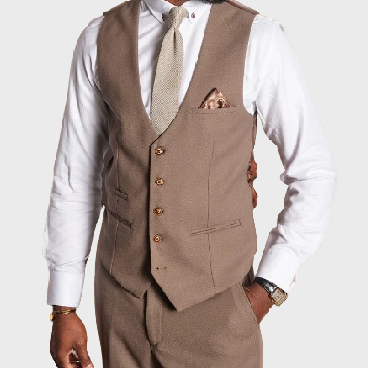 Marc Darcy HM5 Waistcoat Tan