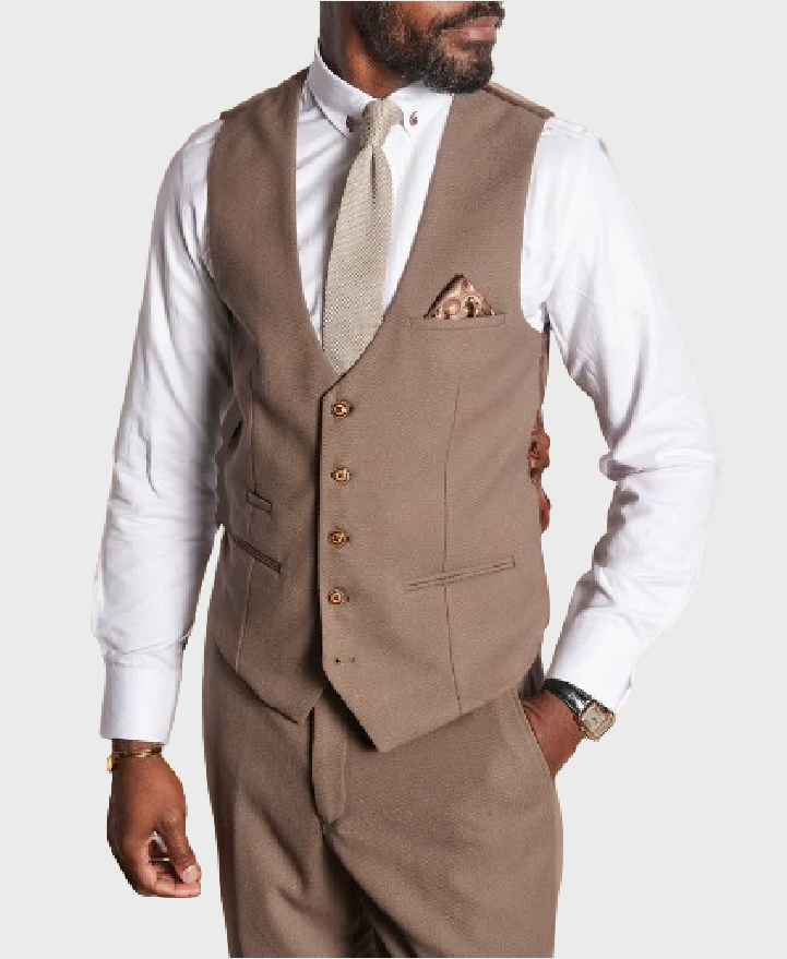 Marc Darcy HM5 Waistcoat Tan
