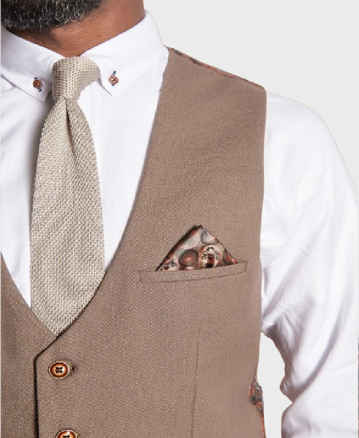 Marc Darcy HM5 Waistcoat Tan