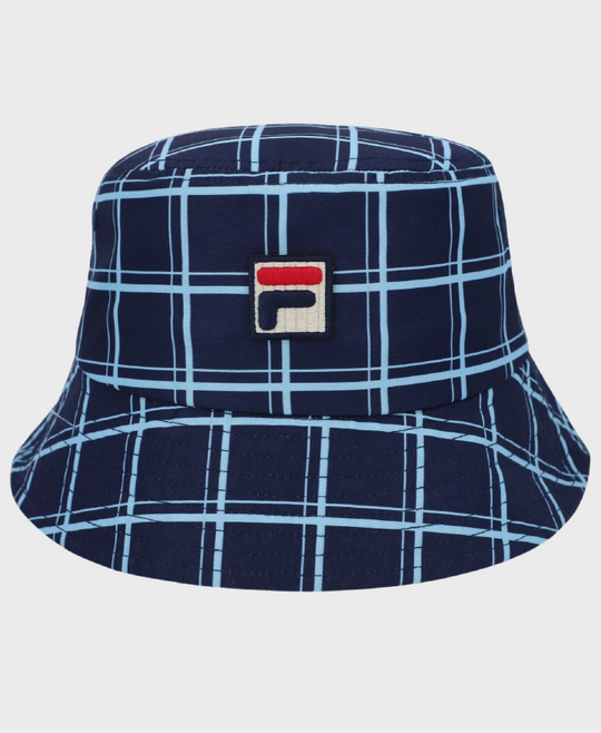 Fila Oscar Bucket Hat Navy/Blue Bell