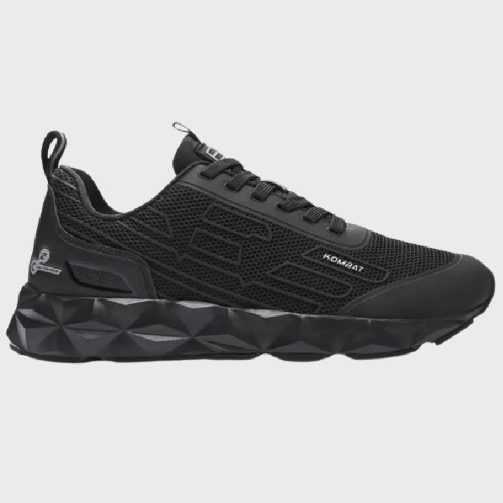 EA7 Emporio Armani X8X154 Woven Sneaker M826 Triple Black/Silver
