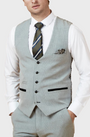 Marc Darcy Bromley Waistcoat Silver