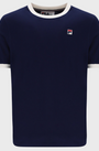 Fila Marconi Essential Ringer T-shirt Navy/Gardenia