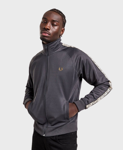 トップス Fred Perry Contrast Tape Track Jacket Fred Perry Contrast Tape Track Jacket Ecru Tennis Blue, 90,00 €
