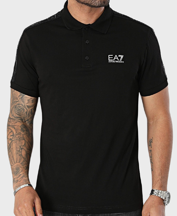 EA7 Emporio Armani Polo Shirt Black