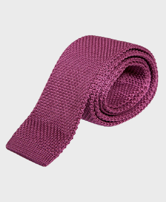 Marc Darcy Berry Knitted Tie